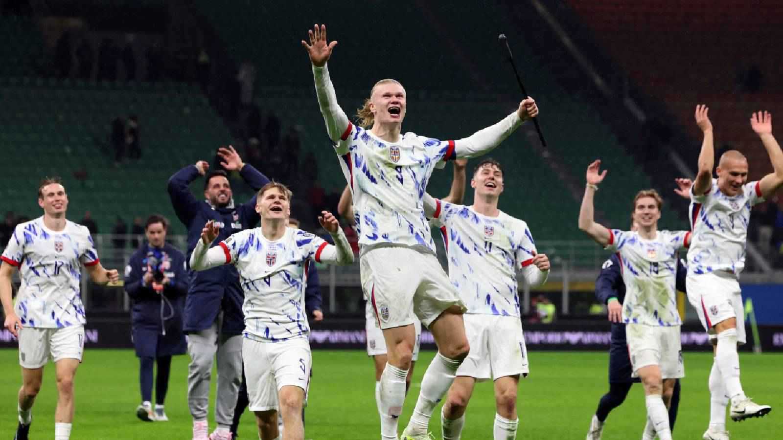 بعد تأهل النرويج للمونديال.. هالاند يحرج مبابي برقم خيالي