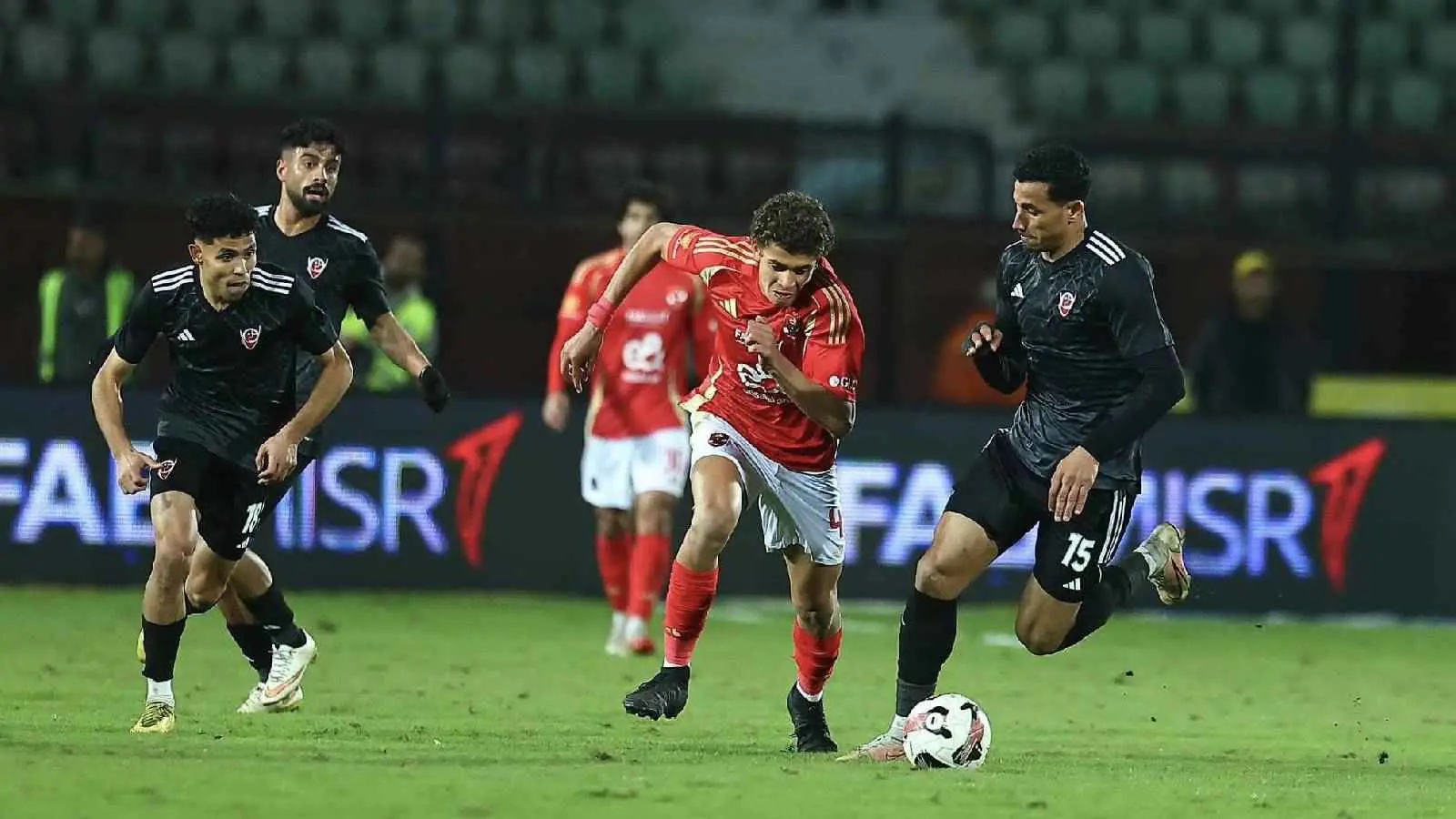 حمزة عبد الكريم في مباراة الأهلي وبتروجت