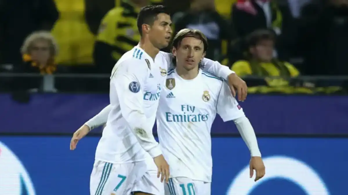 كريستيانو رونالدو ولوكا مودريتش