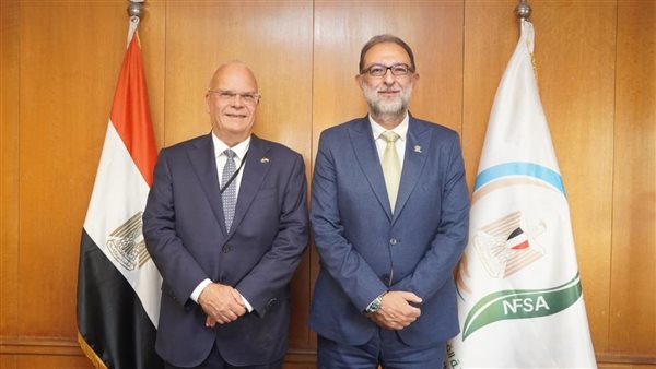 رئيس هيئة سلامة الغذاء يستقبل السفير السويدي بالقاهرة لبحث تعزيز التعاون المشترك