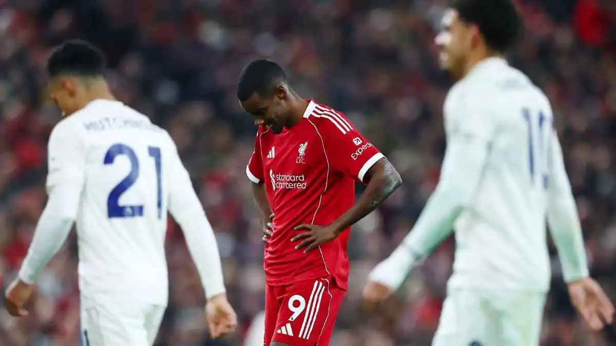 إيزاك في مباراة ليفربول ونوتنغهام فورست