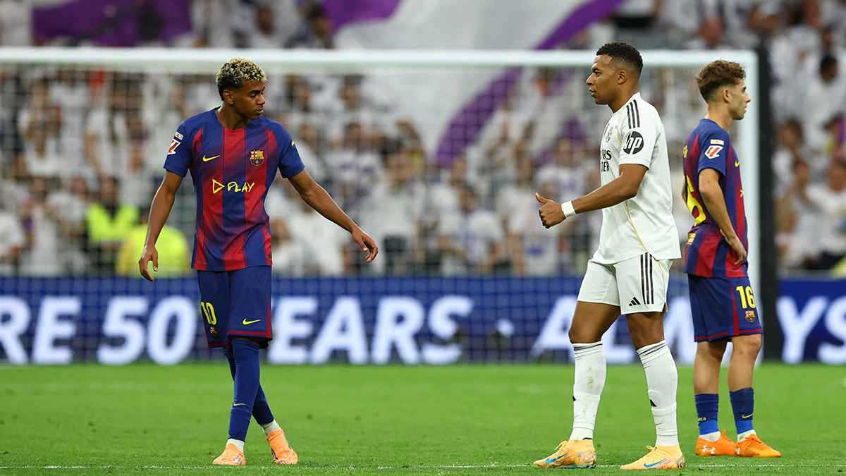 مبابي يهرب من سؤال محرج حول لامين يامال (فيديو)