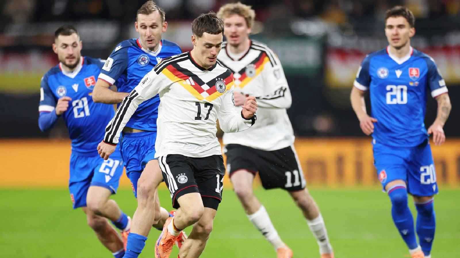 ملخص وأهداف ورجل مباراة ألمانيا ضد سلوفاكيا في تصفيات كأس العالم