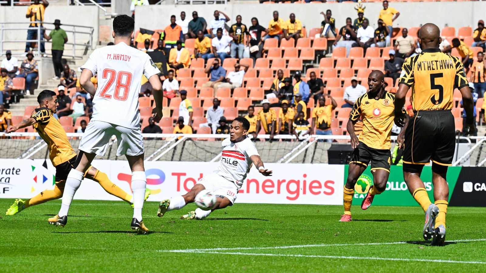 ملخص ونتيجة مباراة الزمالك وكايزر تشيفز في الكونفدرالية الإفريقية