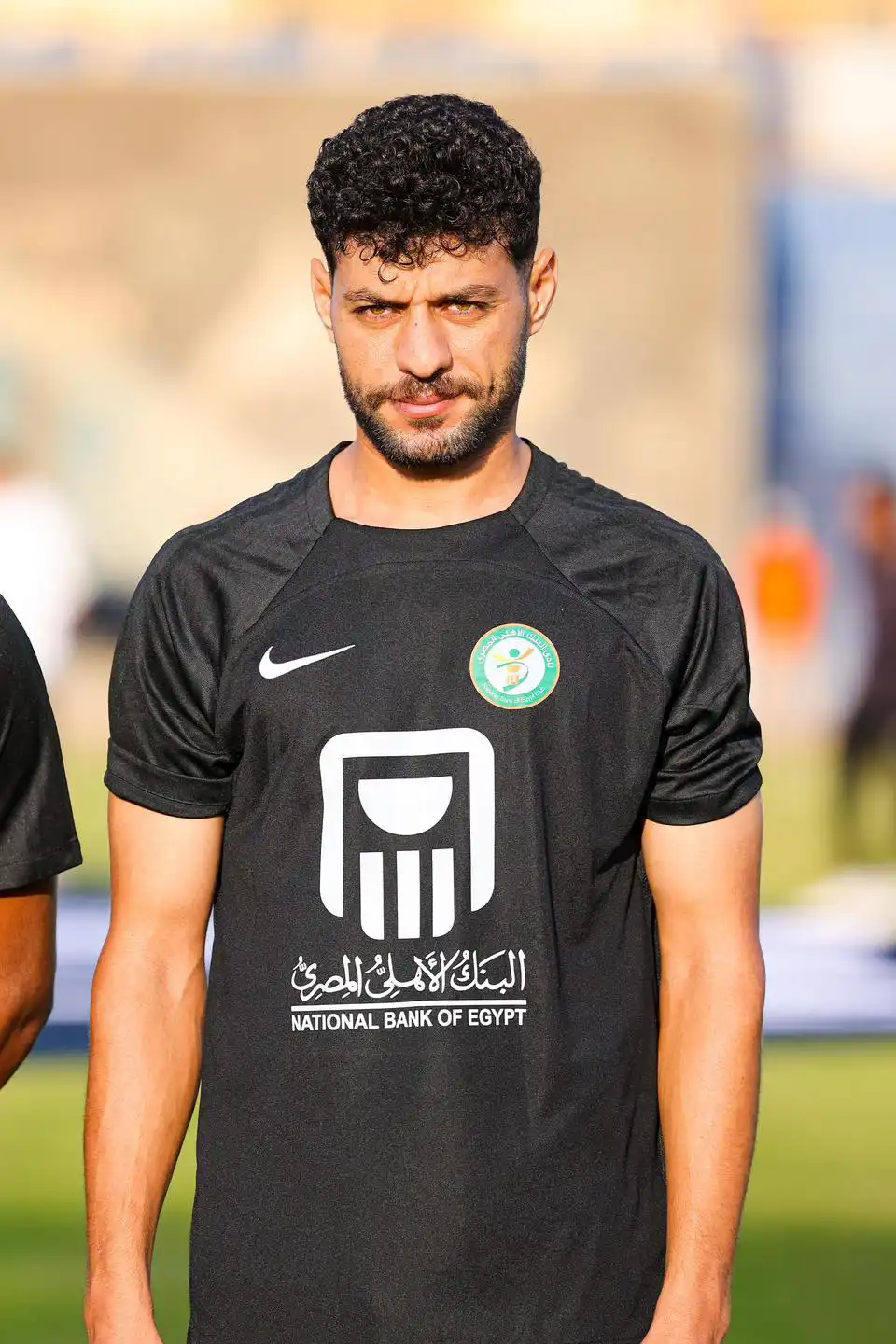 مصطفى شلبي لاعب البنك الأهلي