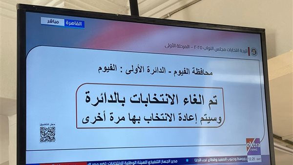 نتائج انتخابات محافظة الفيوم – الدائرة الأولى: الفيوم