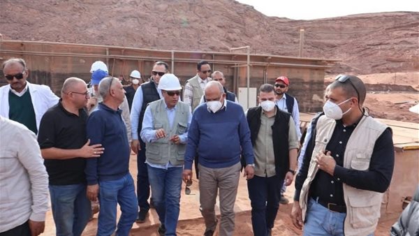 وزير الكهرباء يتفقد سير العمل بالمركز الحقلي التابع لهيئة المواد النووية في جنوب سيناء