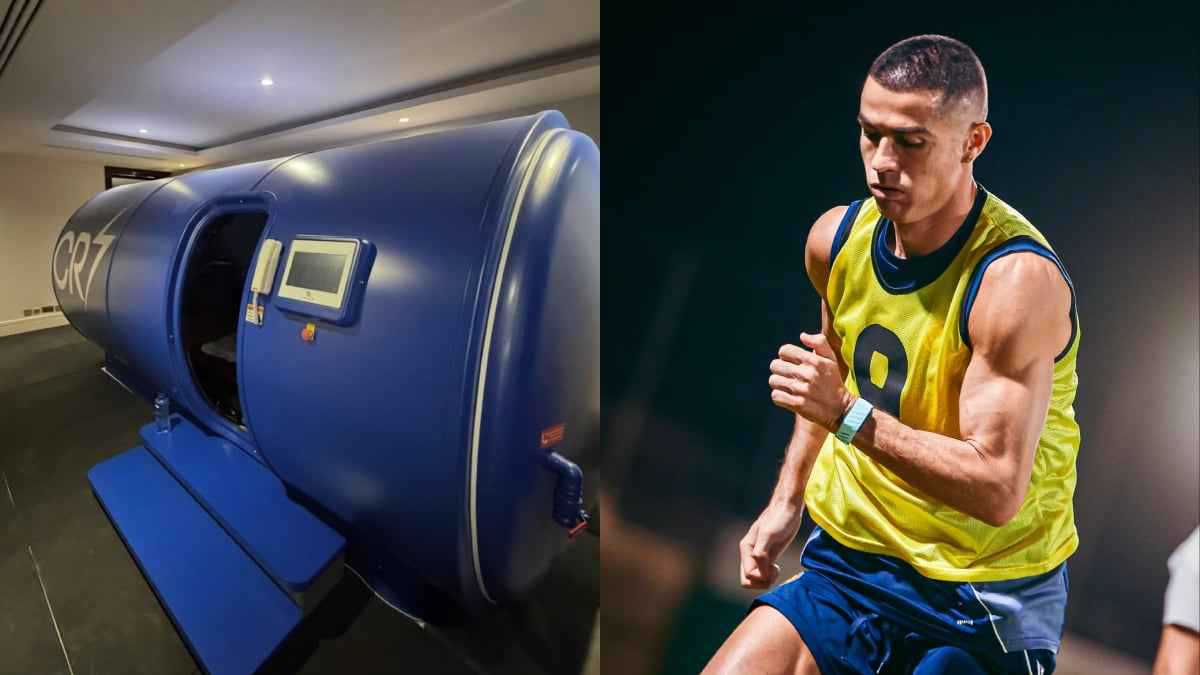 يدخلها ولا يخرج لمدة ساعة.. سر كبسولة كريستيانو رونالدو “السحرية” (صورة)