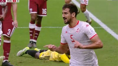محمد علي بن رمضان يسجل الهدف الأول لـ تونس أمام قطر بصناعة علي معلول في كأس العرب