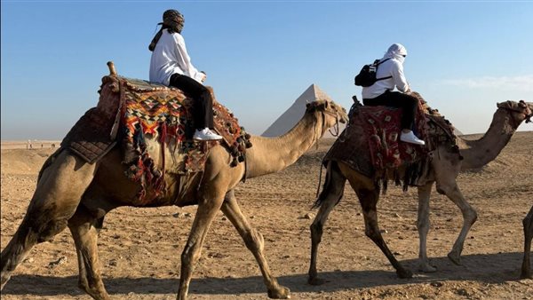 ‏الجرى وسط أعظم حضارة فى التاريخ وبين الأهرامات شعور لا يوصف