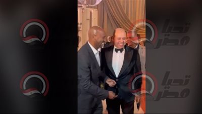 شيكابالا يخطف الأضواء في حفل زفاف محمود بنتايج وابنة أحمد سليمان (صور)