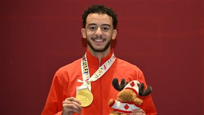 محمد السيد يتوج بذهبية كأس العالم لسيف المبارزة في كندا