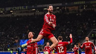 في غياب محمد صلاح: ليفربول يفوز على إنتر ميلان بهدف نظيف في دوري أبطال أوروبا