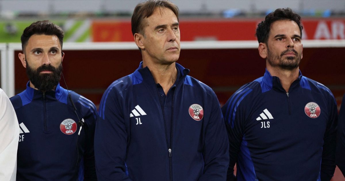 لوبيتيغي مدرب قطر يطالب فلسطين وسوريا باللعب النظيف