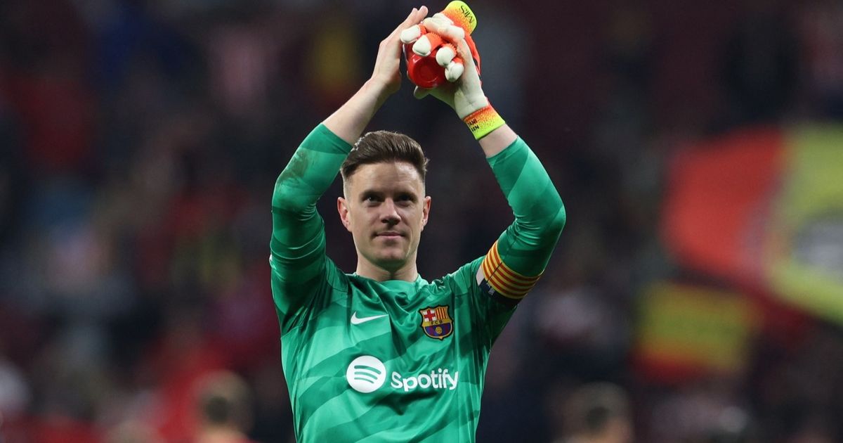 تير شتيغن يعود رسمياً إلى صفوف برشلونة أمام فرانكفورت