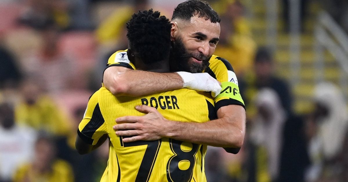 كريم بنزيما يسجل هدفاً مذهلاً ويعيد توازن الاتحاد في آسيا