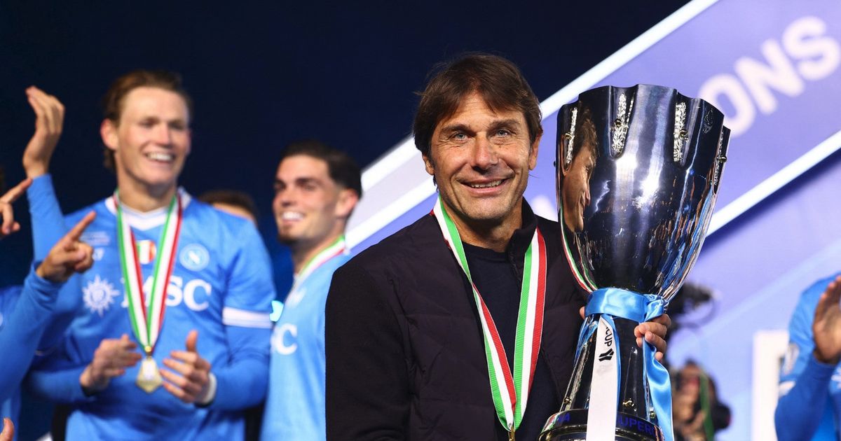 كونتي: هزيمة نابولي أمام بولونيا حفزت لقب السوبر الإيطالي