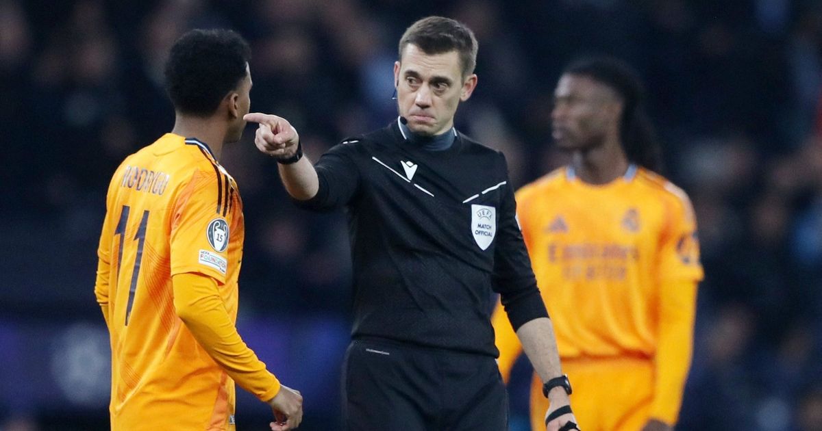 تميمة الحظ لريال مدريد حكماً لمواجهة سيتي بدوري أبطال أوروبا