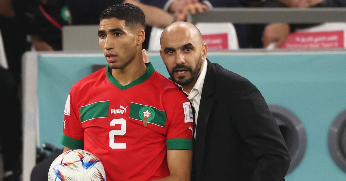 الركراكي: أشرف حكيمي يعمل بجدية ويريد خوض افتتاح كأس إفريقيا