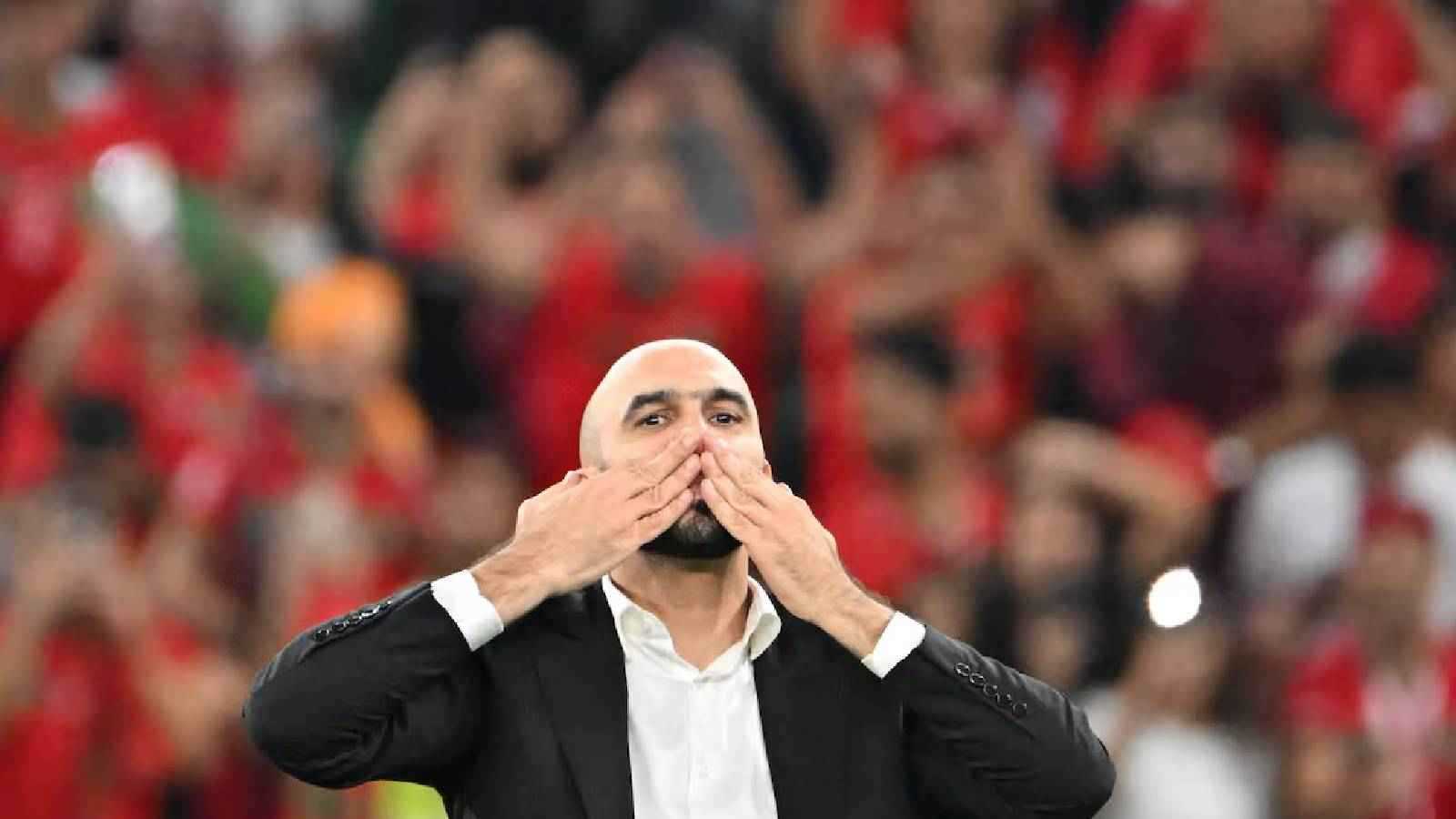 أول تعليق من وليد الركراكي بعد فوز منتخب المغرب على جزر القمر