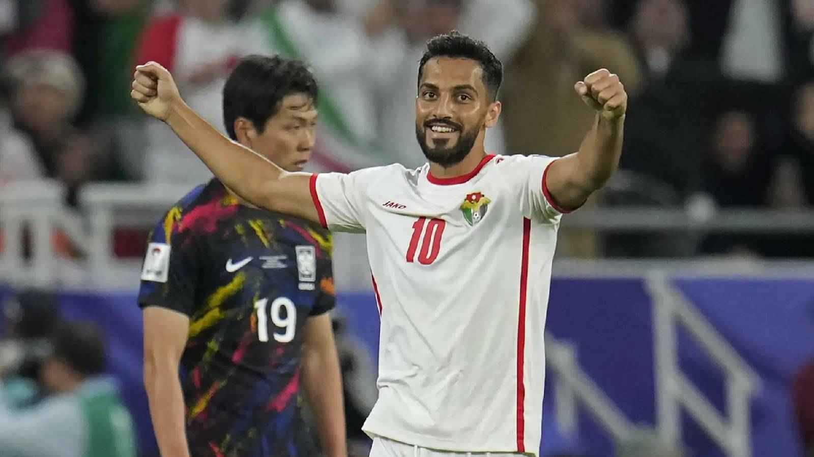 احتفال عارم من موسى التعمري بتأهل منتخب الأردن إلى نهائي كأس العرب (فيديو)