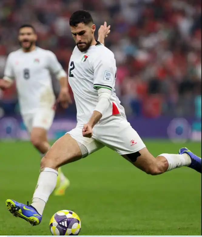 وجدي نبهان لاعب المنتخب الفلسطيني 