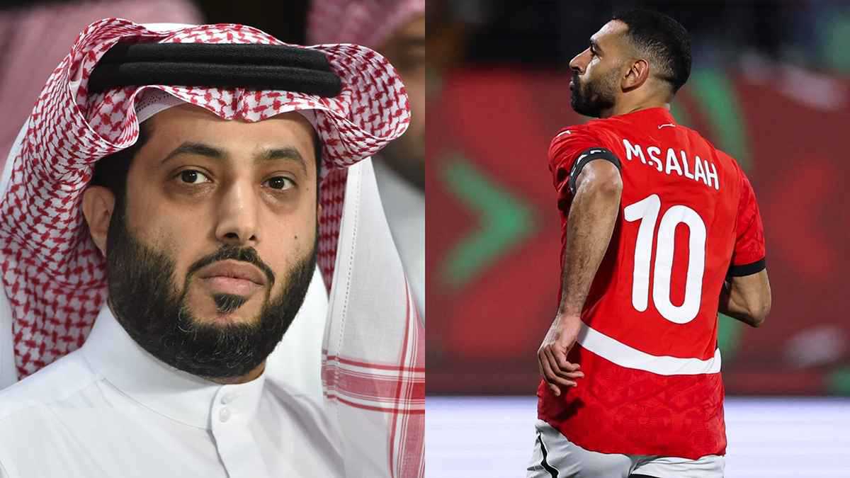 الله يا عالمي.. تركي آل الشيخ يفاجئ محمد صلاح (صورة)
