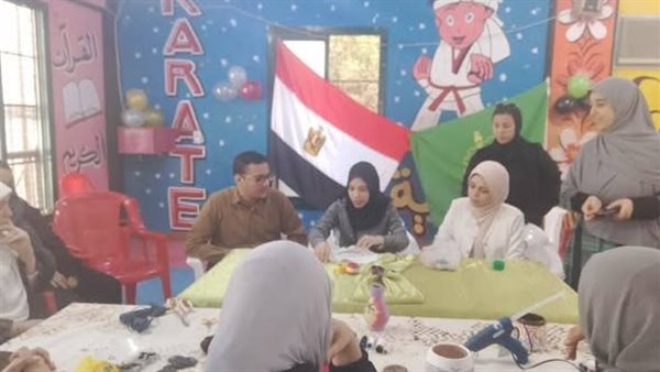 جامعة بنها تنظم قافلة توعوية عن الحرف اليدوية بمركز شباب الرملة ببنها