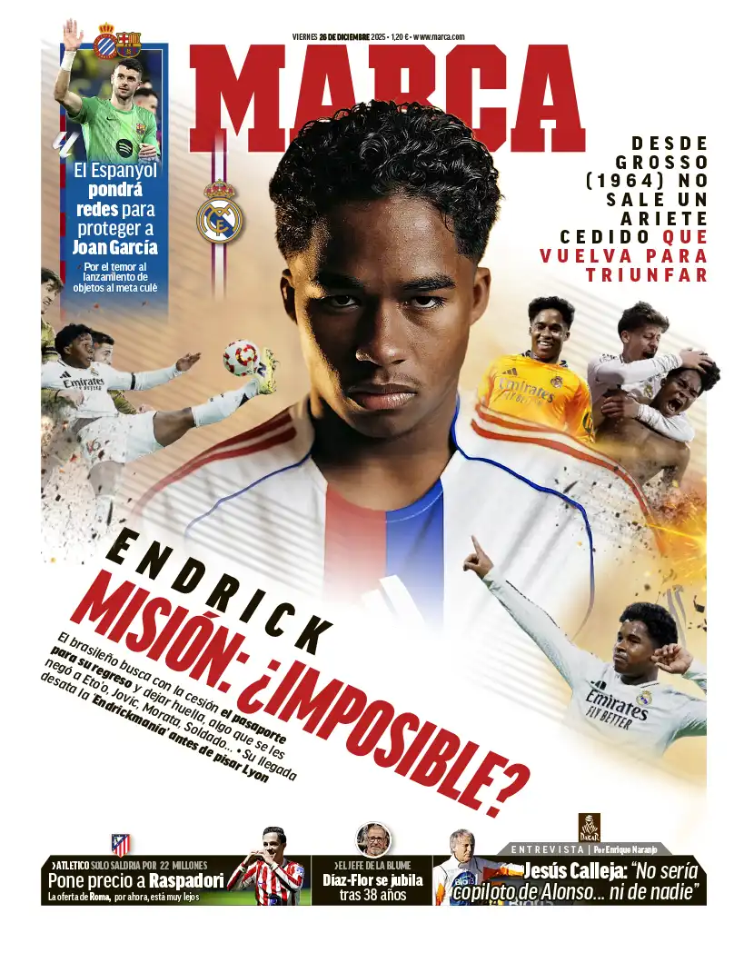 غلاف صحيفة ماركا