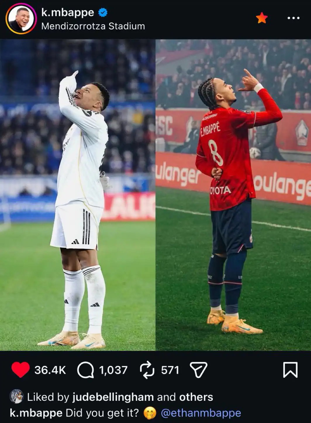 احتفال مبابي