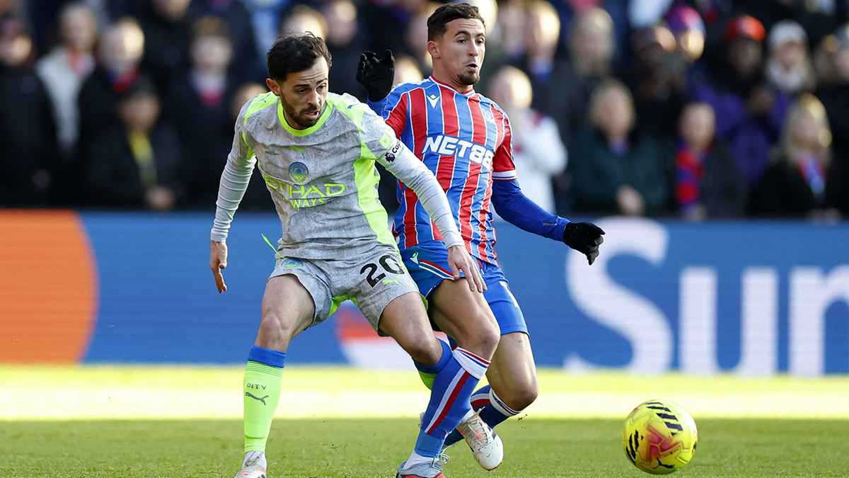 ملخص وأهداف ونتيجة مباراة مانشستر سيتي ضد كريستال بالاس بالدوري الإنجليزي