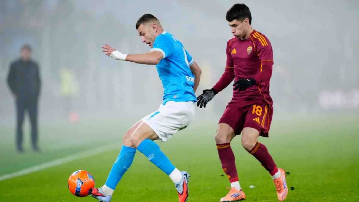 ملخص وهدف ورجل مباراة روما ضد نابولي في الدوري الإيطالي