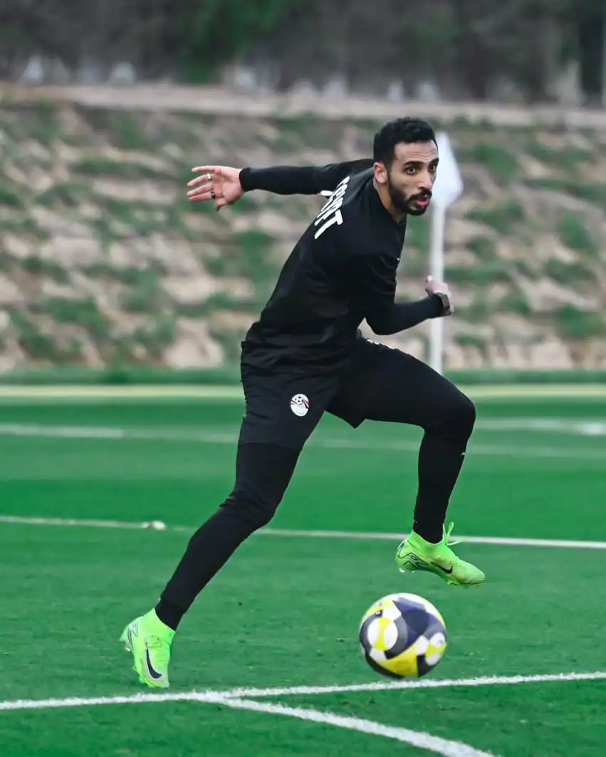 كريم فؤاد لاعب منتخب مصر المشارك في كأس العرب