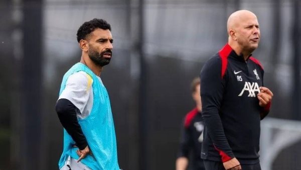 محمد صلاح وآرني سلوت