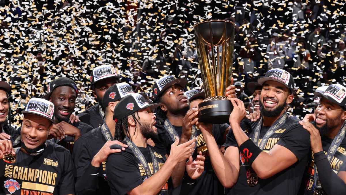 نيكس يهزم سبيرز ويتوج بلقب كأس دوري كرة السلة الأمريكي للمحترفين