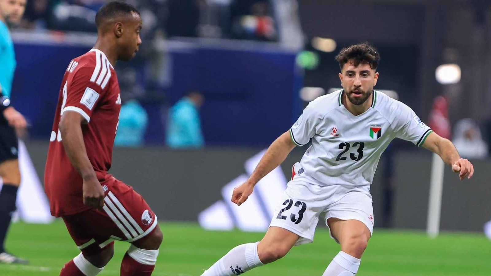 هدف قاتل يهدي فلسطين الفوز على قطر في كأس العرب 2025 (فيديو)