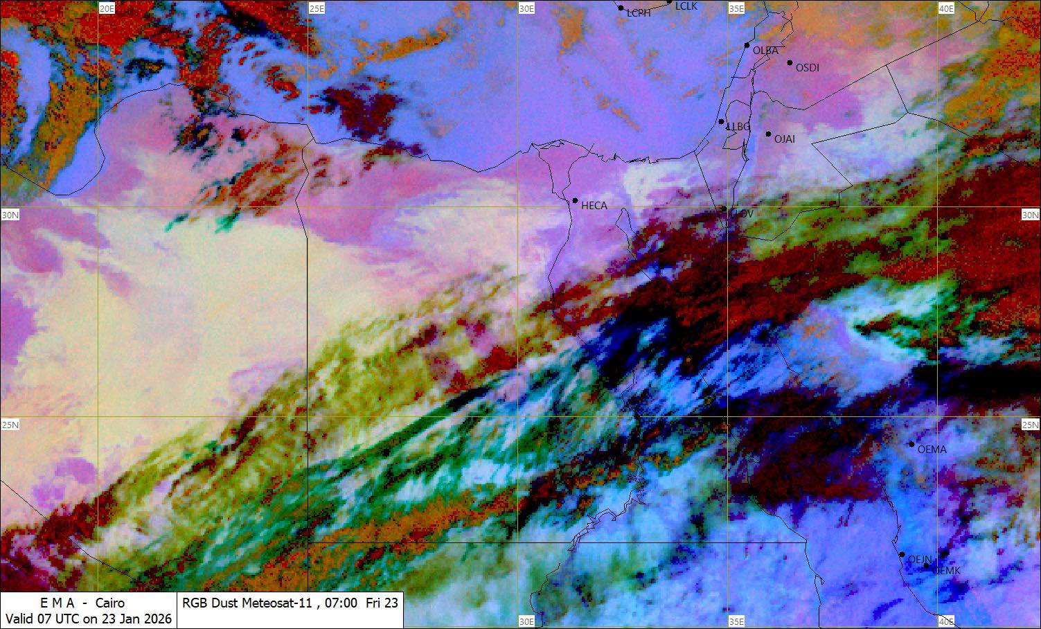 الأرصاد تنفي تأثر مصر بإعصار تونس وليبيا وتوضح حالة الطقس اليوم الجمعة