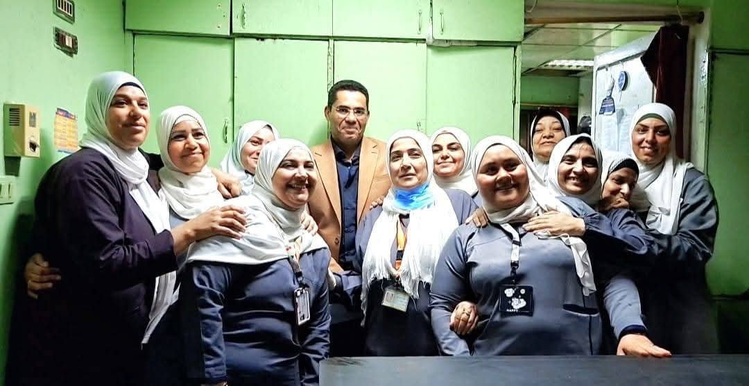 فريق التمريض بالمستشفى