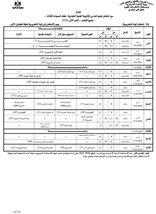 تجاري 3 سنوات