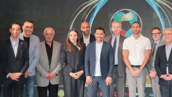 أحمد حسن يشارك في مؤتمر إطلاق النسخة الثامنة للبطولة الدبلوماسية لكرة القدم بنادي الجزيرة