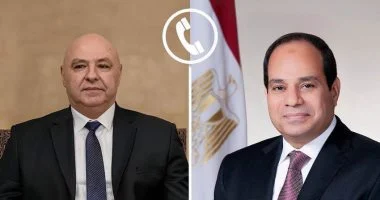 الرئيس السيسي يرحب باتفاق وقف إطلاق النار بلبنان خلال اتصال هاتفي من جوزيف عون