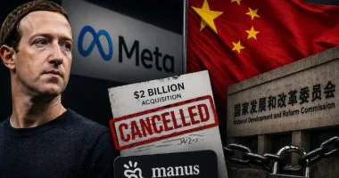 الصين تجبر ميتا على إلغاء صفقة مليارات الدولارات مع مانوس بالذكاء الاصطناعي