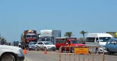 النشرة المرورية ترصد كثافات متوسطة للسيارات في أغلب محاور وميادين القاهرة والجيزة اليوم