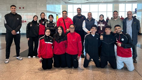 بعثة منتخب مصر للكاراتيه تغادر إلى إسبانيا للمشاركة في منافسات الدوري العالمي بأكورونيا