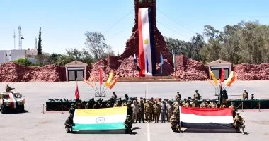 بمشاركة قوات الصاعقة انطلاق فعاليات التدريب المصري الهندي المشترك إعصار 4 في مصر