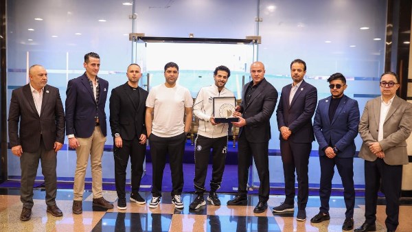 بيراميدز يستقبل وفد نادي المدينة الليبي لبحث سبل التعاون المشترك بين الناديين الشقيقين