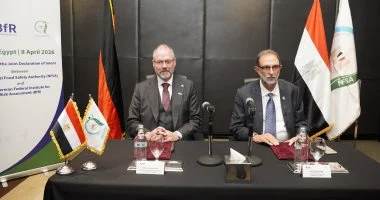تعاون مصري ألماني لتعزيز سلامة الغذاء وتقييم المخاطر وحماية صحة المستهلك في الأسواق المحلية