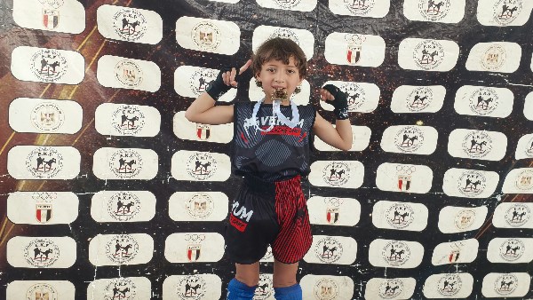 حمزة محمد مجدي يحصد ذهبية بطولة الجمهورية للأندية للبراعم في الكيك بوكسينج باستاد القاهرة