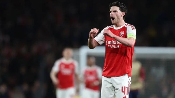 ديكلان رايس يحدد هدف آرسنال القادم بعد التأهل لنصف نهائي دوري أبطال أوروبا