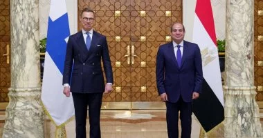 رئيس فنلندا يشيد بقدرة مصر على إدارة ملفات وقضايا المنطقة وتحقيق الاستقرار في الشرق الأوسط